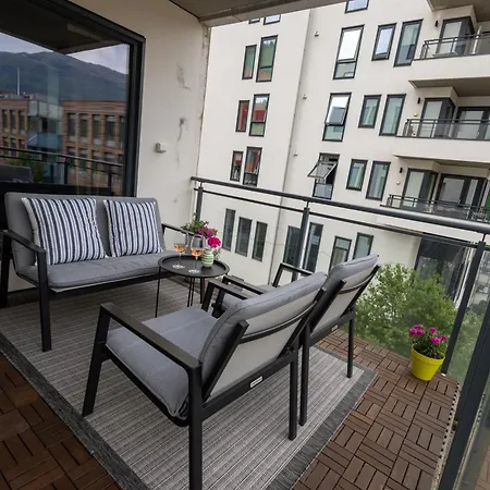 Lägenhet Modern - Amazing Terrace And Fjord View, Close To Center *